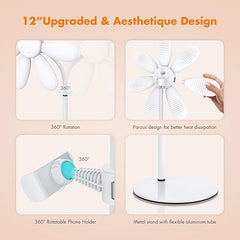 LasaniMart®12 Inch Selfie Ring Light with Stand | LED Ring Light for Video